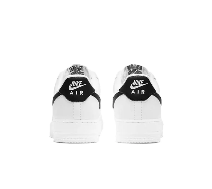 Nike Air Force 1 Low Sneakers - White with Black Swoosh