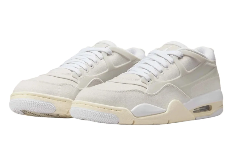 Air Jordan Low-Top Sneakers - Ivory & Cream