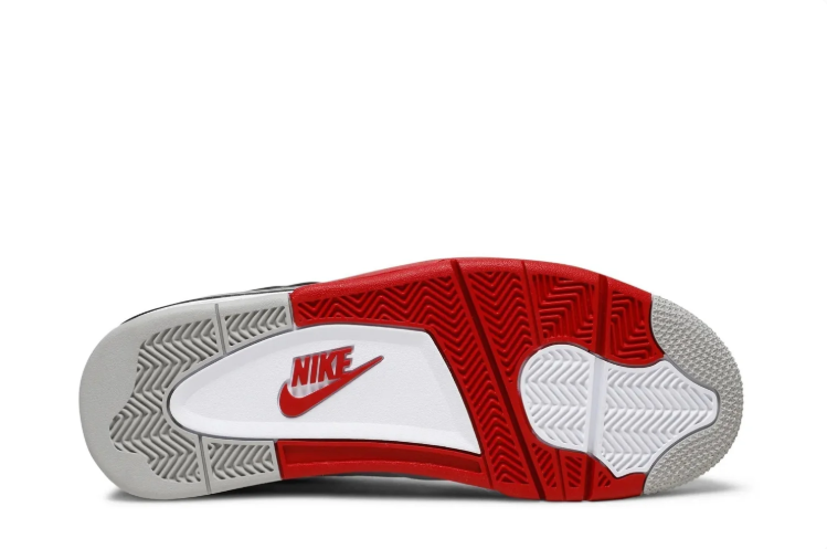 Air Jordan Sneakers - White with Red & Black Accents