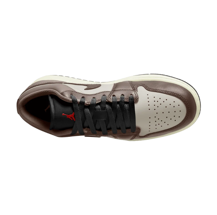 Air Jordan Low-Top Sneakers - Brown, Cream & Black