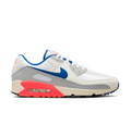 Nike Air Max Sneakers - White & Grey with Blue and Coral Accents
