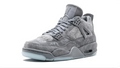 Air Jordan Sneakers - Textured Grey with Icy Blue Outsole