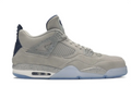 Air Jordan Sneakers - Light Grey with Icy Blue Outsole