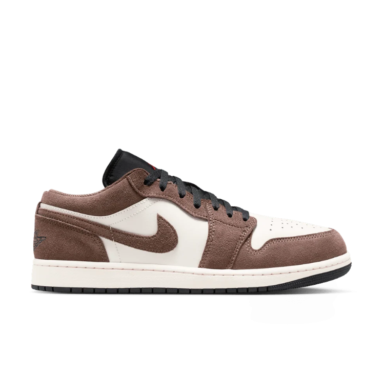 Air Jordan Low-Top Sneakers - Brown, Cream & Black