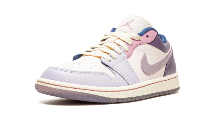 Air Jordan Low-Top Sneakers - Lavender, Pink & Cream