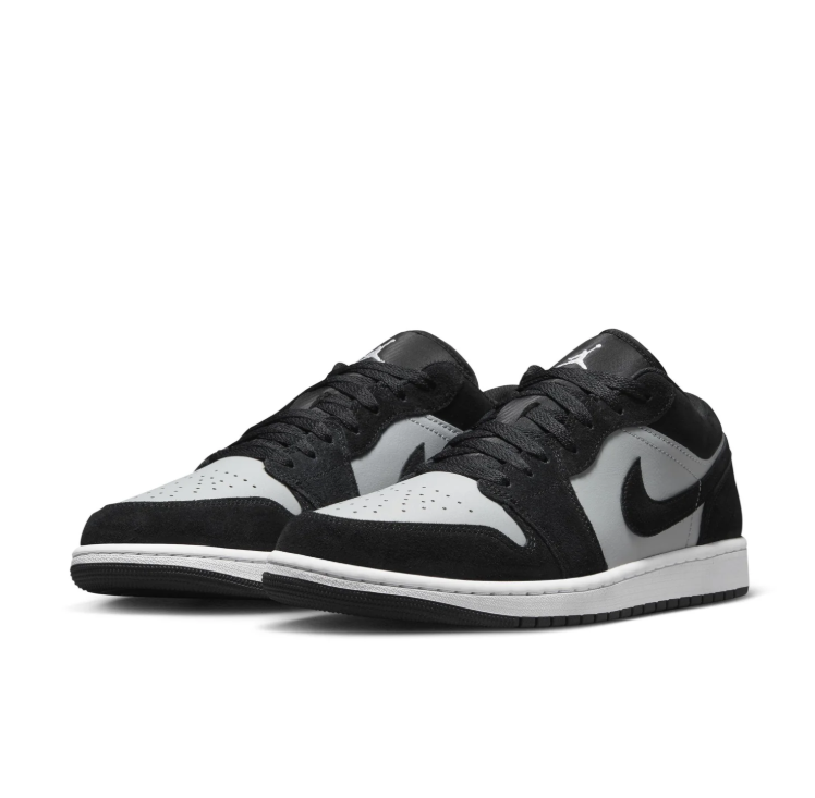 Air Jordan Low-Top Sneakers - Black & Light Grey