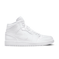 Air Jordan Mid-Top Sneakers - All White