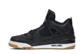 Air Jordan Sneakers - Black Patterned Upper & Gum Outsole
