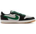 Air Jordan Low-Top Sneakers - Black, White & Green