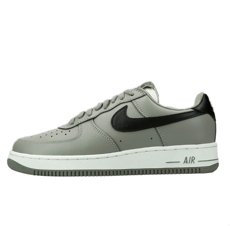 Nike Air Force 1 Low Sneakers - Grey with Black Swoosh