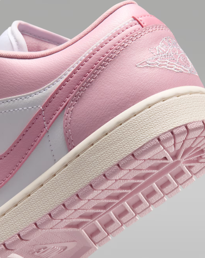 Air Jordan Low-Top Sneakers - Pink & White
