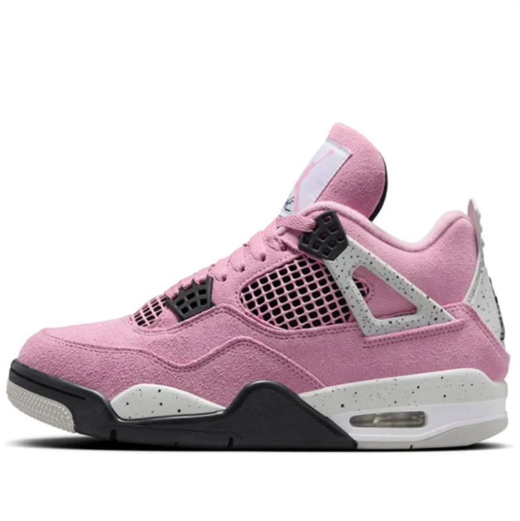 Air Jordan Sneakers - Pink with Speckled Grey Accents