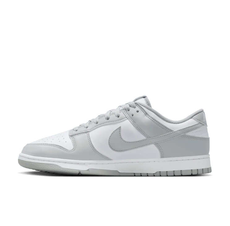 Nike Dunk Low Sneakers - White & Light Grey