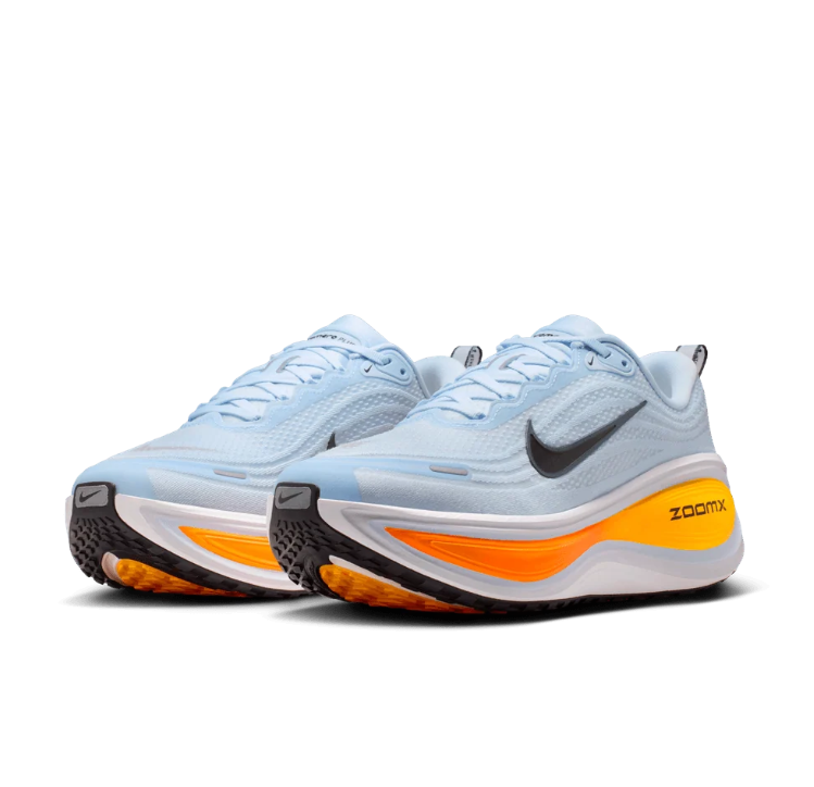 Nike Low-Top Sneakers - Light Blue with Orange & Yellow Sculpted Sole