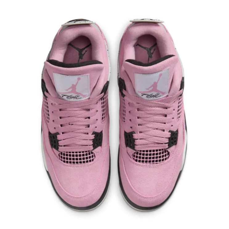 Air Jordan Sneakers - Pink with Speckled Grey Accents