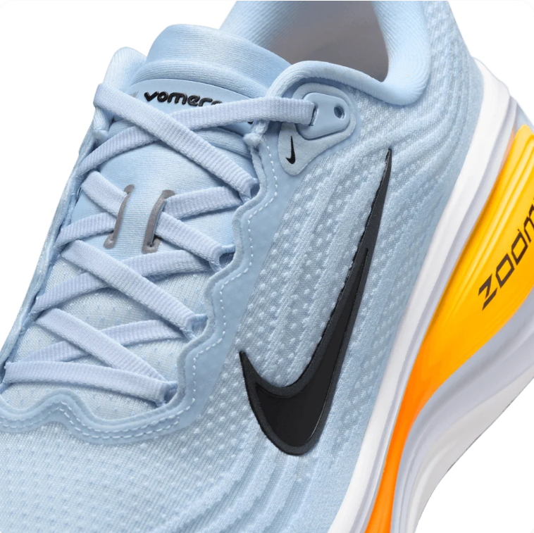 Nike Low-Top Sneakers - Light Blue with Orange & Yellow Sculpted Sole