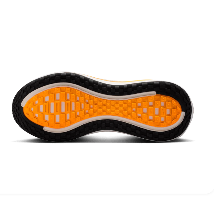 Nike Low-Top Sneakers - Light Blue with Orange & Yellow Sculpted Sole