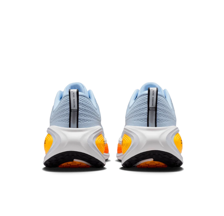 Nike Low-Top Sneakers - Light Blue with Orange & Yellow Sculpted Sole