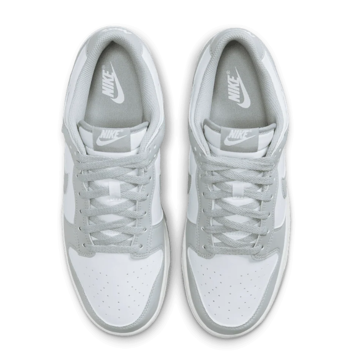 Nike Dunk Low Sneakers - White & Light Grey