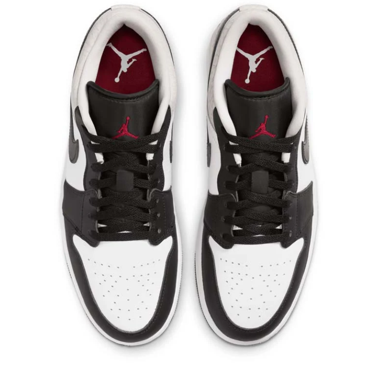 Air Jordan Low-Top Sneakers - Black, White & Light Grey