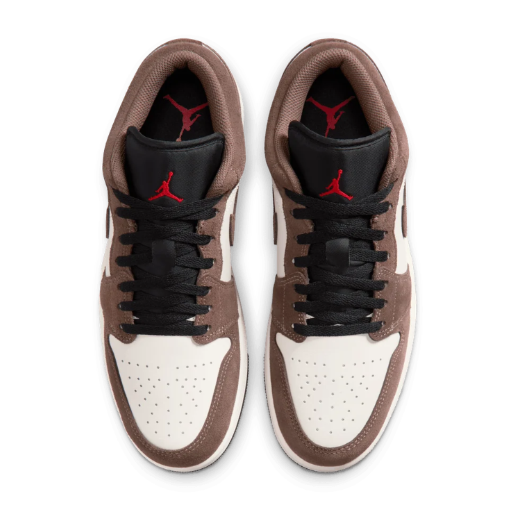 Air Jordan Low-Top Sneakers - Brown, Cream & Black