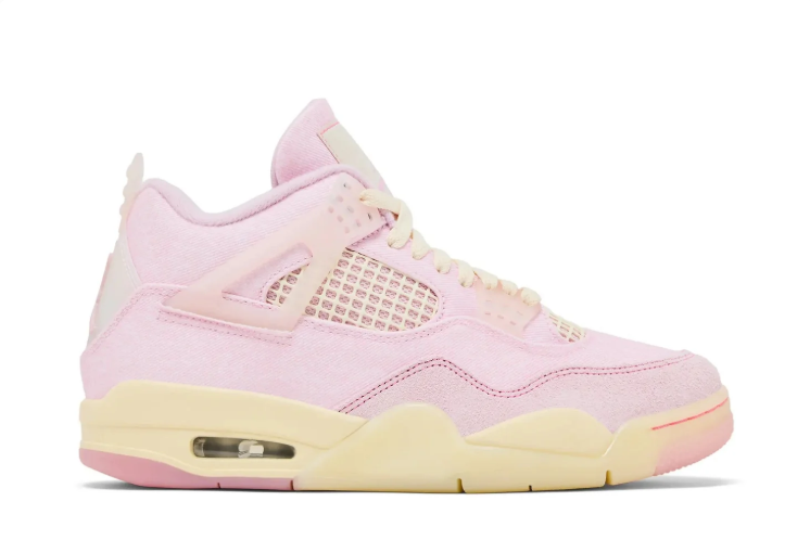 Air Jordan Sneakers - Pastel Pink with Cream Accents