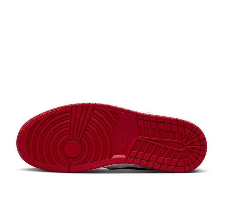 Air Jordan Low-Top Sneakers - Red Floral, White & Black