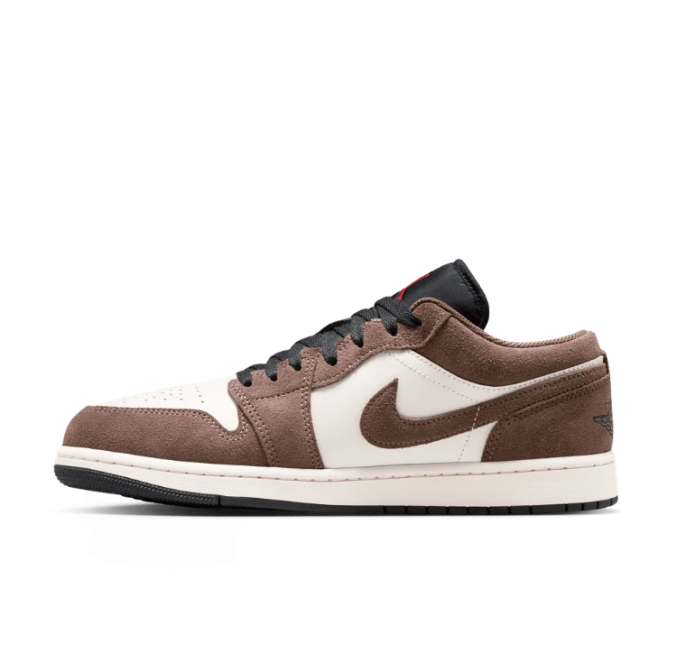 Air Jordan Low-Top Sneakers - Brown, Cream & Black