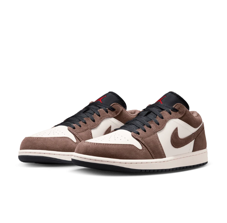 Air Jordan Low-Top Sneakers - Brown, Cream & Black