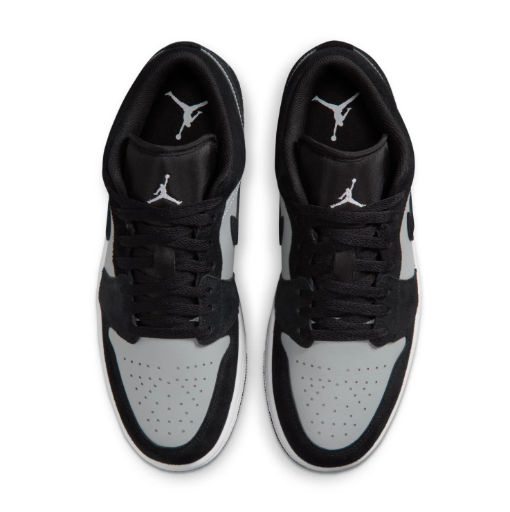 Air Jordan Low-Top Sneakers - Black & Light Grey