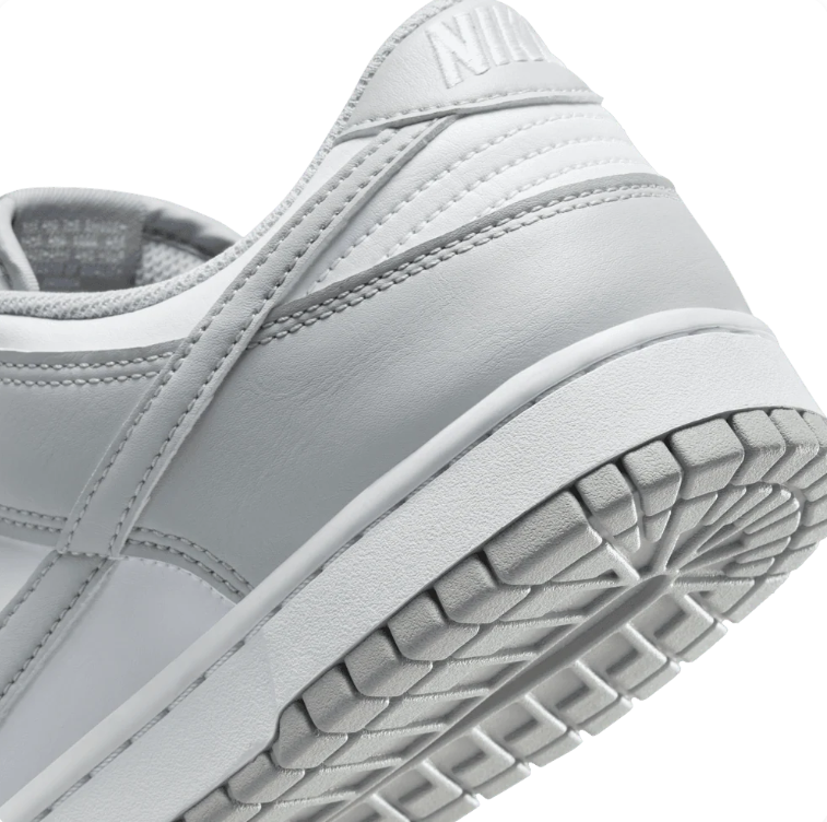 Nike Dunk Low Sneakers - White & Light Grey