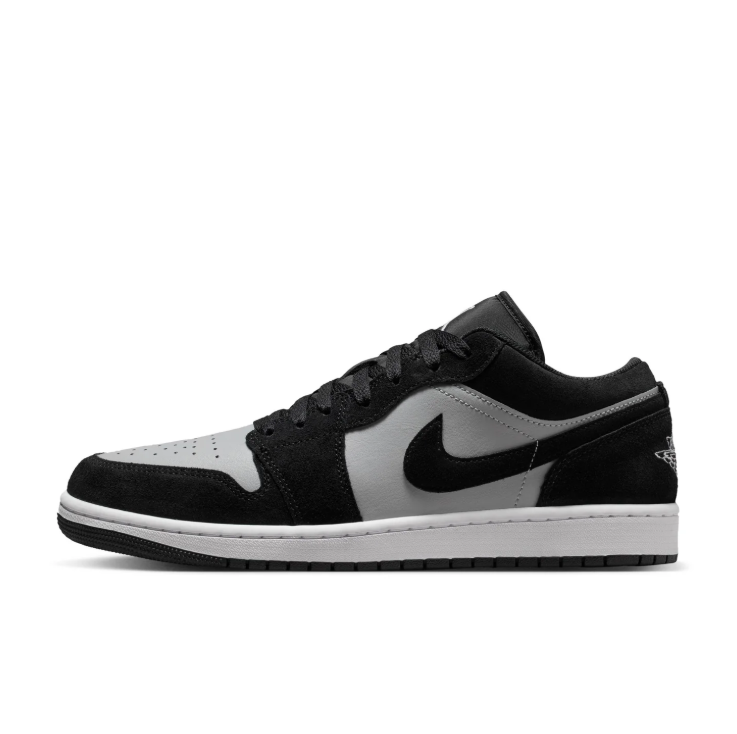 Air Jordan Low-Top Sneakers - Black & Light Grey